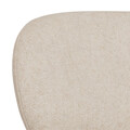 Scaun Lyric, Actona, 47x53.5x79 cm, poliester/otel, bej nisip