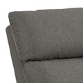 Fotoliu cu recliner Mikkeli, Actona, 67x93.5x99 cm, rotativ, poliester/otel, gri