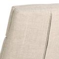 Scaun de birou Nolan, Actona, 52x60x93 cm, rotativ, tesatura structurata/otel, bej