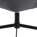 Fotoliu Paris, Actona, 73x76x89 cm, rotativ, catifea/otel, gri inchis