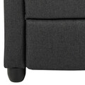 Fotoliu cu recliner Siom, Actona, 67x87x100.5 cm, poliester/polipropilena, antracit