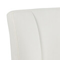 Scaun de bar Sylvia, Actona, 41.5x52x115 cm, rotativ, piele ecologica/otel, alb