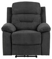 Fotoliu cu recliner Vansbro, Actona, 92x96x98 cm, poliester/otel, gri inchis