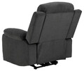 Fotoliu cu recliner Vansbro, Actona, 92x96x98 cm, poliester/otel, gri inchis
