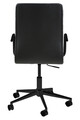Scaun de birou Winslow, Actona, 51x58x103 cm, rotativ, piele ecologica/otel, negru