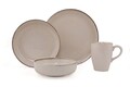 Serviciu de masa, Hermia, 710KTP3408, Farfurie: 20 cm (4 bucăți), Crem