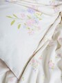 Set cuvertura pique Single, L'essentiel Maison, Petal, Bumbac, Roz