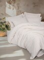 Lenjerie de pat dubla, L'essentiel Maison, Basic, 25% in / 75% bumbac, Bej