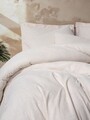 Lenjerie de pat dubla, L'essentiel Maison, Basic, 25% in / 75% bumbac, Bej