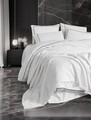 Double Quilt Cover Set & Pique, L'essentiel Maison, Mahur, Bumbac, Alb