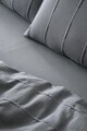 Lenjerie de pat dubla, L'essentiel Maison, Sedef, Bumbac, Antracit