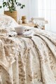 Set cuvertura de pat dubla 3 piese, L'essentiel Maison, Amore, Bumbac , Bej