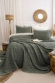 Set cuvertura de pat dubla 3 piese, L'essentiel Maison, Bambi, Bumbac, Verde