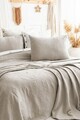 Set cuvertura de pat dubla 3 piese, L'essentiel Maison, Julia, Bumbac, Bej