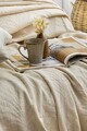 Set cuvertura de pat dubla 3 piese, L'essentiel Maison, Silvia, Bumbac, Bej