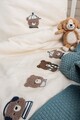 Lenjerie de pat pentru copii, L'essentiel Maison, Mr. Bear, Bumbac, Turcoaz
