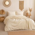 Cuvertura matlasata dubla, L'essentiel Maison, Muslin, Bumbac , Ecru