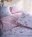 Lenjerie de pat dubla, L'essentiel Maison, Lima, Bumbac Ranforce, Roz