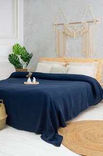 220x240 cm, Albastru inchis