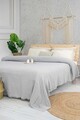 Cuvertura matlasata dubla, L'essentiel Maison, Marla, Bumbac reciclat, Gri deschis
