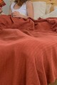 Cuvertura matlasata dubla, L'essentiel Maison, Marla, Bumbac reciclat, Caramiziu