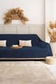 Cuvertura de pat, L'essentiel Maison, Rio, Bumbac reciclat, Albastru inchis