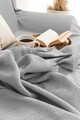 Cuvertura de pat, L'essentiel Maison, Rio, Bumbac reciclat, Gri deschis