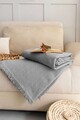 Cuvertura de pat, L'essentiel Maison, Rio, Bumbac reciclat, Gri deschis