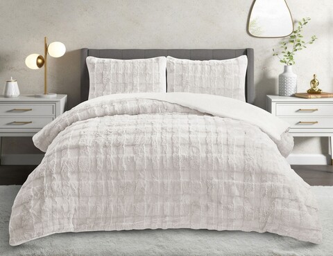 Set pilota si perna, L'essentiel Maison, Rabbit, Poliester, Crem