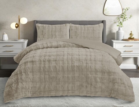 Set pilota si perna, L'essentiel Maison, Rabbit, Poliester, Bej deschis