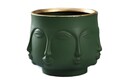 Ghiveci, CY0392, 20x12x20 cm, Poliester, Verde