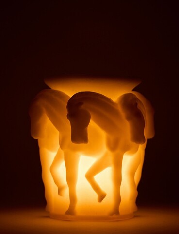 Lumanare, Pegasus, 12.5x18x12.5 cm, 100% SOYA CANDLE, Alb