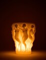 Lumanare, Venus, 12.5x18x12.5 cm, 100% SOYA CANDLE, Alb