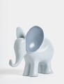 Decoratiune, Elephant, 11x23x26 cm, Poliester, Gri