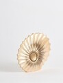 Decoratiune, Seashell, 8x24x26 cm, Poliester, Crem
