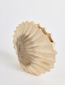 Decoratiune, Seashell, 8x24x26 cm, Poliester, Crem