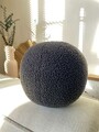 Perna, Teddy Top 20, 20x20x20 cm, 75% RECYCLED POLYESTER/25% POLYESTER, Antracit