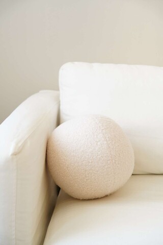 Perna, Teddy Top 20, 20x20x20 cm, 75% RECYCLED POLYESTER/25% POLYESTER, Bej deschis