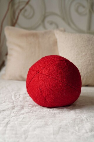 Perna, Teddy Top 20, 20x20x20 cm, 75% RECYCLED POLYESTER/25% POLYESTER, Rosu