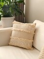 Husa de perna, KET001, 43x43 cm, 85% bumbac / 15% poliester, Bej