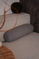 Perna, Teddy Roller, 50x14x14 cm, 75% RECYCLED POLYESTER/25% POLYESTER, Gri