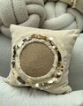 Husa de perna, KET010, 43x43 cm, Amestec bumbac, Bej