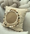 Husa de perna, KET010, 43x43 cm, Amestec bumbac, Bej
