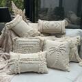 Husa de perna, Den001, 30x50 cm, 75% BUMBAC/25% SCOICI DE MARE, Bej
