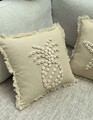 Husa de perna, DEN005, 43x43 cm, 50% BUMBAC/50% SCOICI DE MARE, Bej