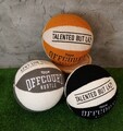 Husa de perna, Basketball, 25x25x25 cm, 75% RECYCLED POLYESTER/25% POLYESTER, Alb/Negru