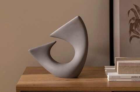 Decoratiune, CY0186, Ceramica, Bej