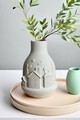 Vaza, Winter Village, 100% BIOPLASTIC, Alb
