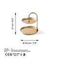 Decoratiune, Kormen-B, Metal, Auriu