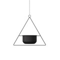 Ghiveci, Harpusta, 35x40x17 cm, Metal, Negru